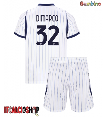 Inter Milan Federico Dimarco #32 Seconda Maglia Bambino 2026-27 Manica Corta (+ Pantaloni corti)